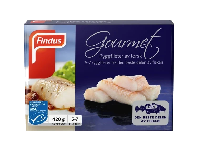 Torskefilet Gourmet 420g Findus