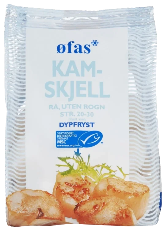 Øfas Msc Kamskjell u/Rogn 360g