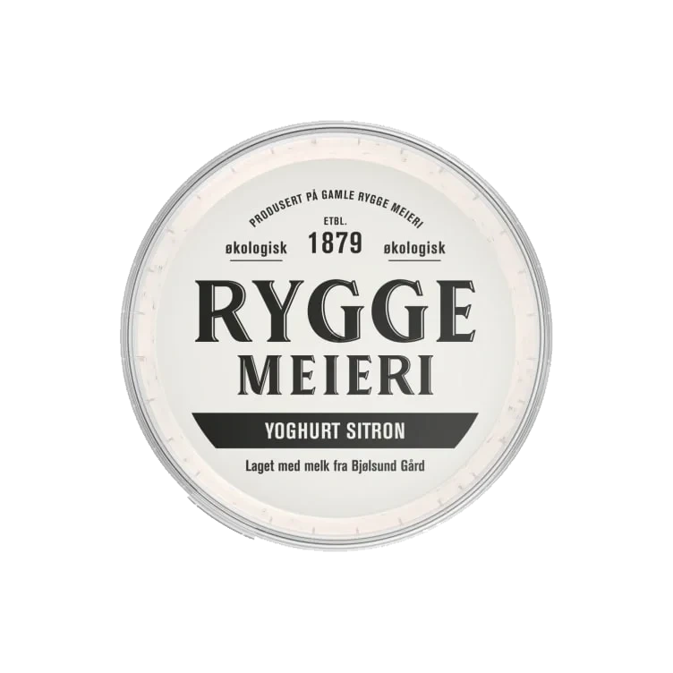 Rygge Meieri Yoghurt Sitron 365 ml