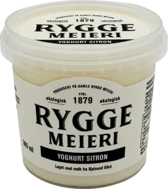 Rygge Meieri Yoghurt Sitron 365 ml