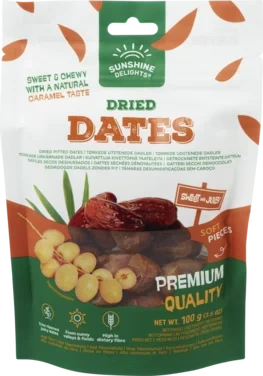 Tørkede Dadler 100g Sunshine Delights