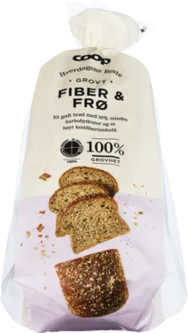 Coop Fiber og Frø Brød Skåret 650g