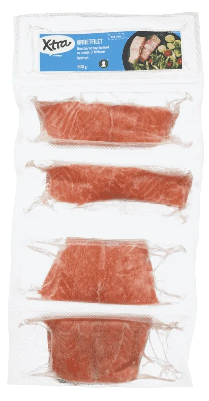 Trout Filet, Skin On 4x125g