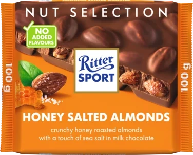 Ritter Sport Honey Salted Almonds 100g