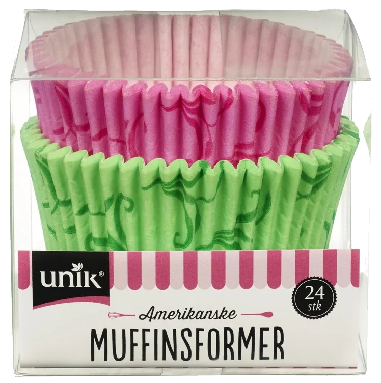 Muffinsformer Amerikanske 24stk Unik