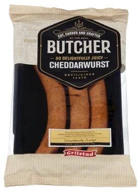 Grilstad Butcher Cheddarwurst 3x80g