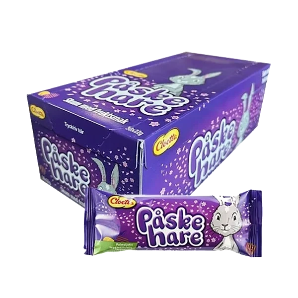 Påskehare (Kartong 30 x 22g)