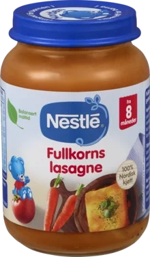 Fullkornslasagne 8m 190g