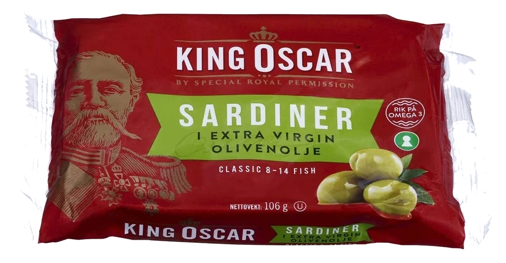 Sardiner i olivenolje