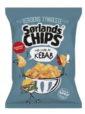 Verdens Tynneste Sc Kebab 230g