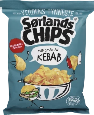 Verdens Tynneste Sc Kebab 230g