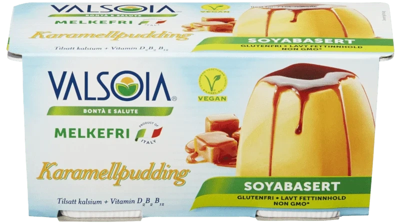 Soyabasert Karamellpudding 230g