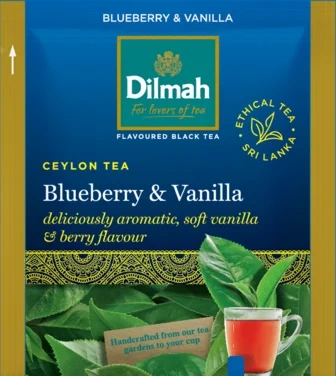 Blueberry & Vanilla, Etisk Produsert Te, 100 Stk, Dilmah
