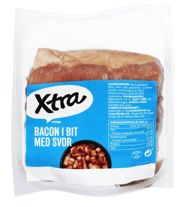 X-tra Bacon med Svor Bit ca 400g