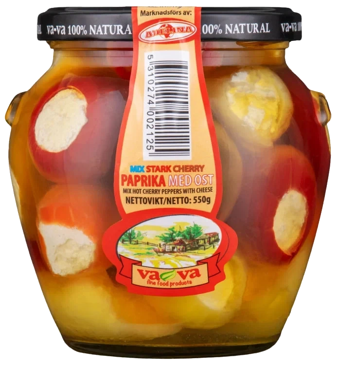 Paprika Cherry Mix m/Ost 550g