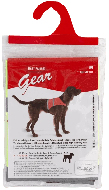 Best Friend Gear Refleksvest til Hund M