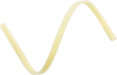 Sjokoladepynt Spiral Hvit 140mm
