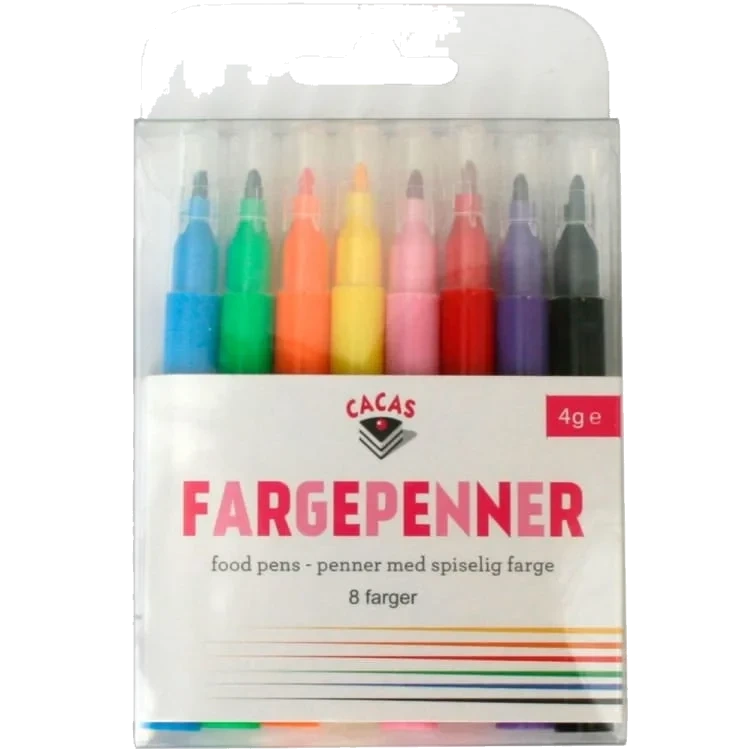 Fargepennsett Mini 8stk Cacas