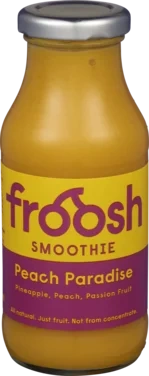 Froosh Peach Paradise Smoothie 250ml, Ananas, fersken, pasjonsfrukt