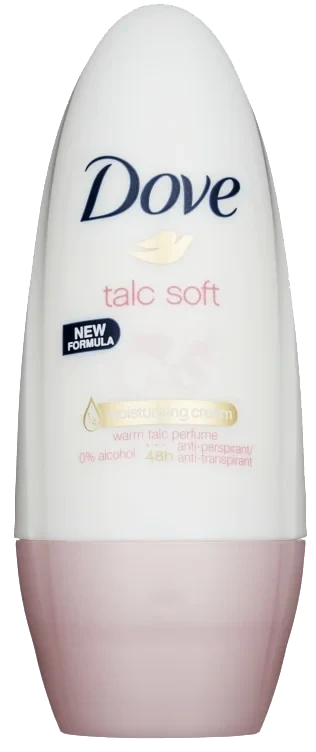 Dove Roll On Talc Soft 50ml