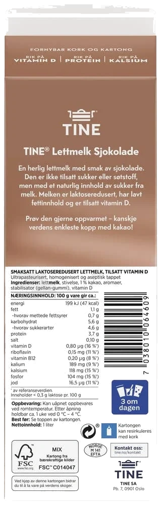 Tine Lettmelk Sjokolade