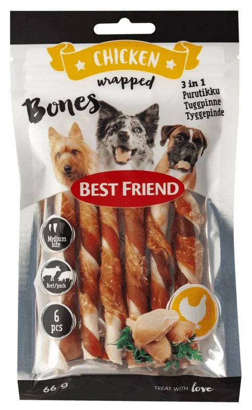 Best Friend Bones 3in1 Sticks 6stk