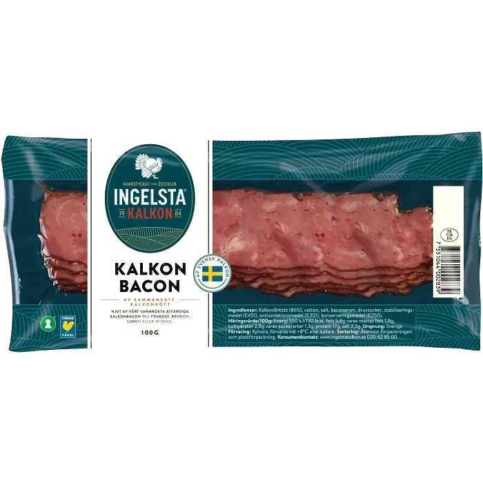 Kalkonbacon 100g Ingelsta