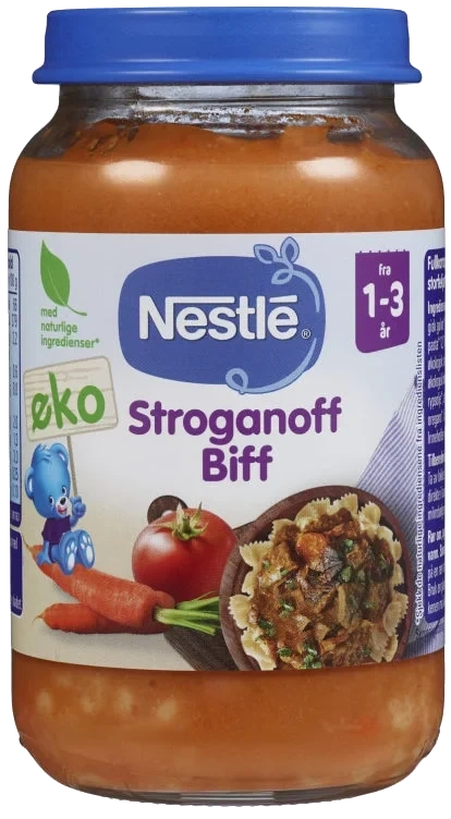 Stroganoff Biff 1-3år 220g