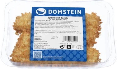 Sprøbakt torsk 180g Domstein