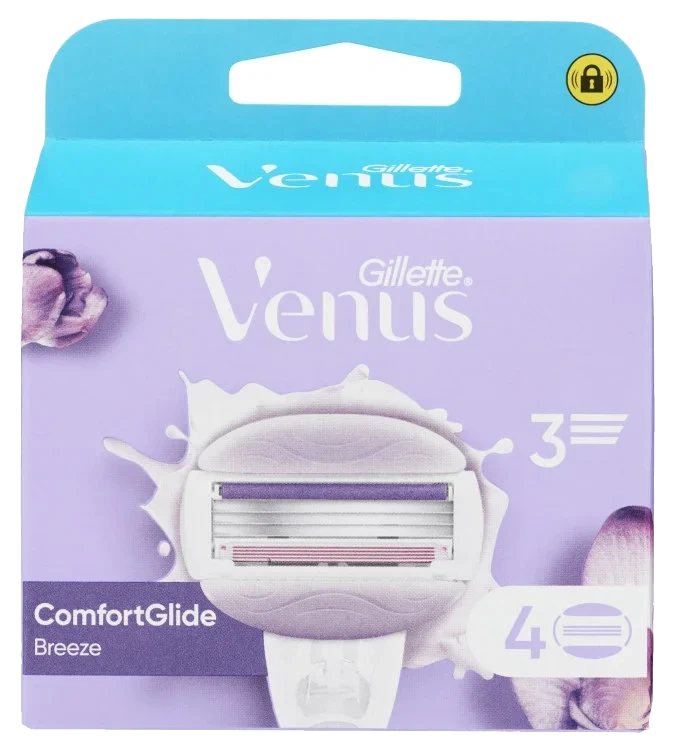 Gillette Venus ComfortGlide Breeze Razor Blades 4-pack 4 stk