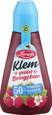 Bringebærsyltetøy Klem 385g Lerum