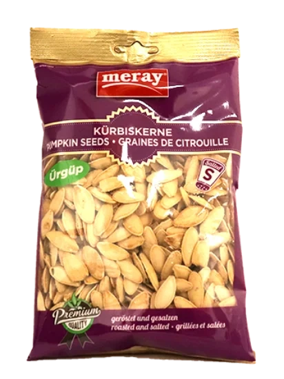 Meray Gresskarfrø Ristet & Saltet 200g