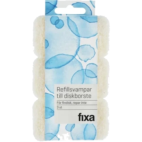 Refillsvamp Vit Till Diskborste