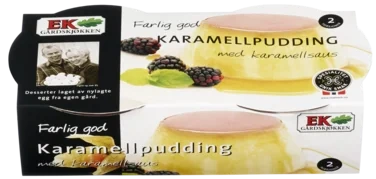 Karamellpudding 2pk m/Saus Ek