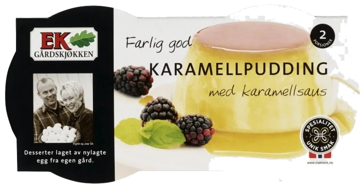 Karamellpudding 2pk m/Saus Ek