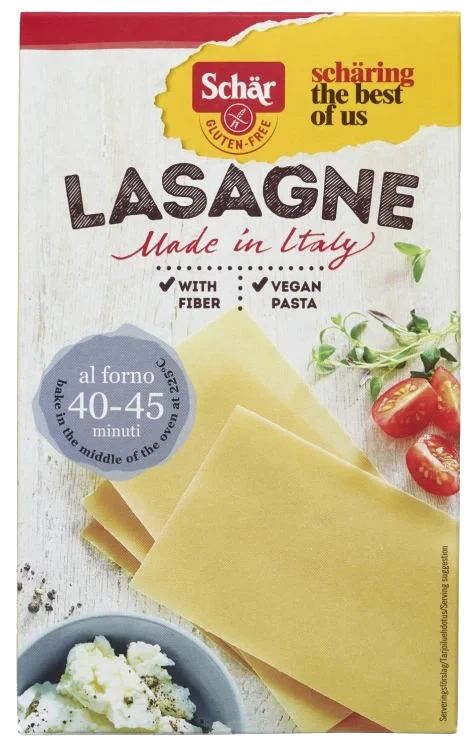 Lasagneplater Glutenfri  250g Schär