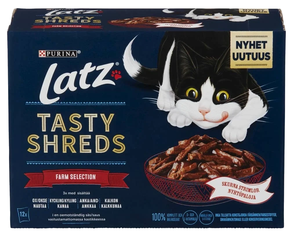 Latz Tasty Shreds Kjøtt