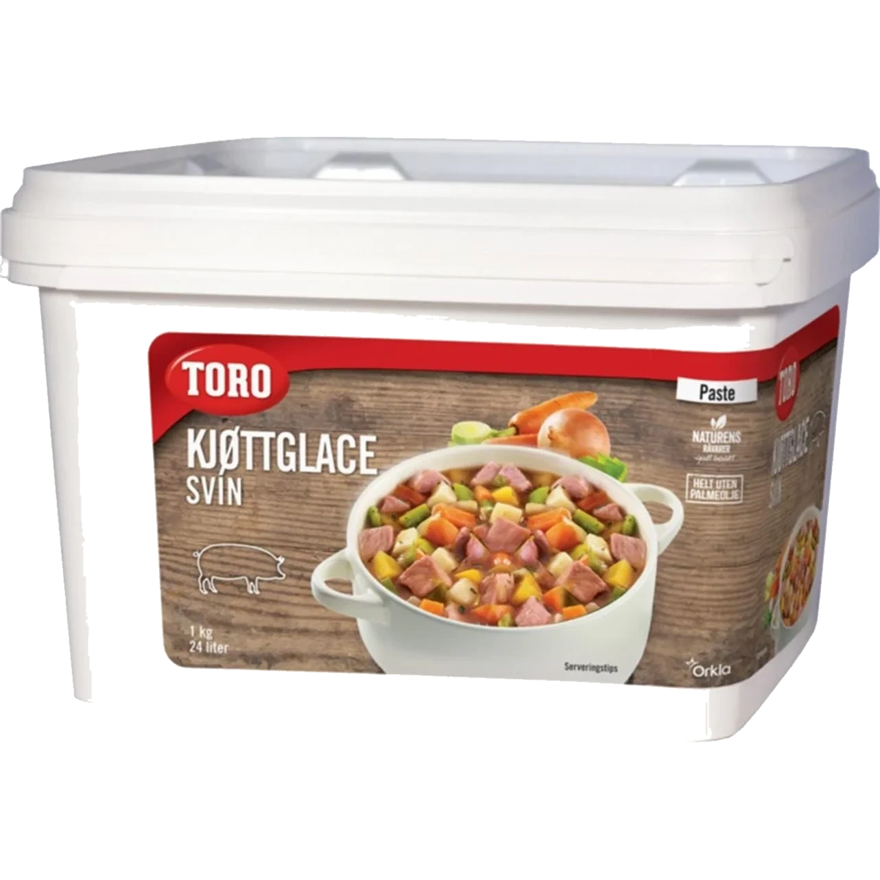 Kjøttglace Svin Pastøs 24l 1kg