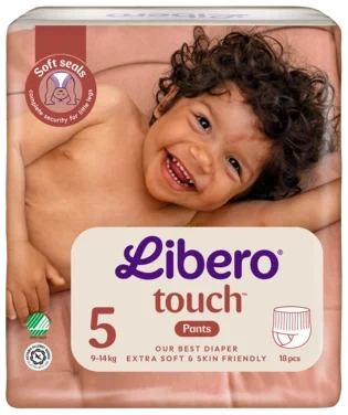 Libero Touch Pant Str.5 18stk