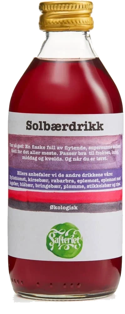 Økologisk solbærdrikk