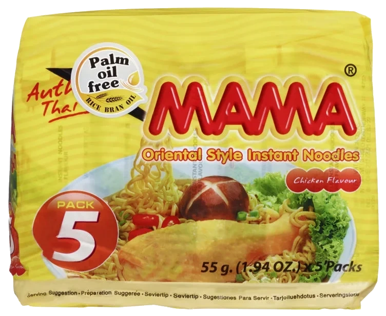 Mama Kylling Nudler 55g X 5-pack m/Risolje