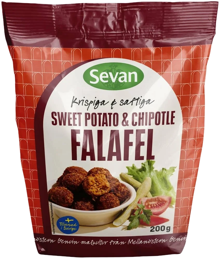 Falafel Fersk Sweet Potato & Chipotle 200g Sevan