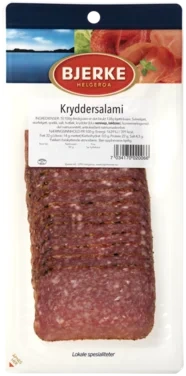 Kryddersalami skivet 90g Bjerke