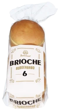 Burgerbrød Brioche 6stk 450g Bakehuset