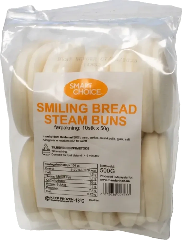 Smiling Bread Pink, Smart Choice 50g X 10stk