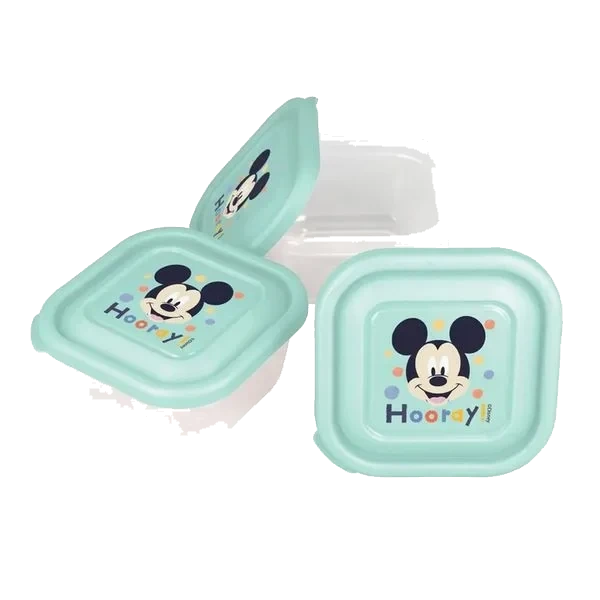 Oppbevaringsbokser 3pk - Mickey