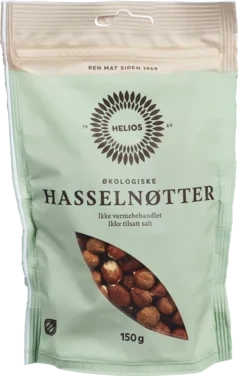 Hasselnøtter Økologisk 150g Helios