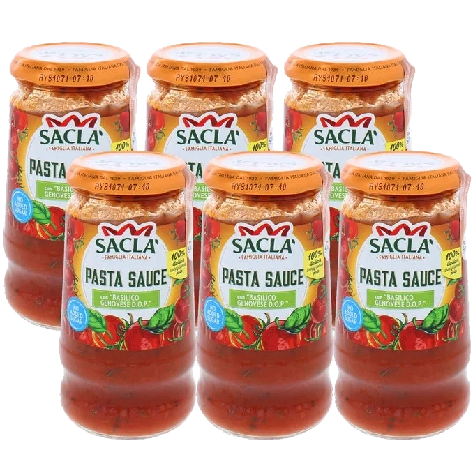Pastasås Basilika 6-pack