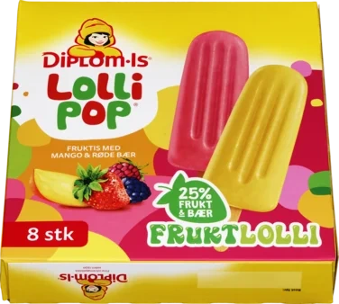 Lollipop Fruktlolli 8stk