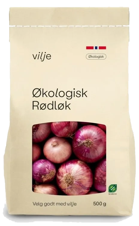 Rødløk 500g Økologisk nett